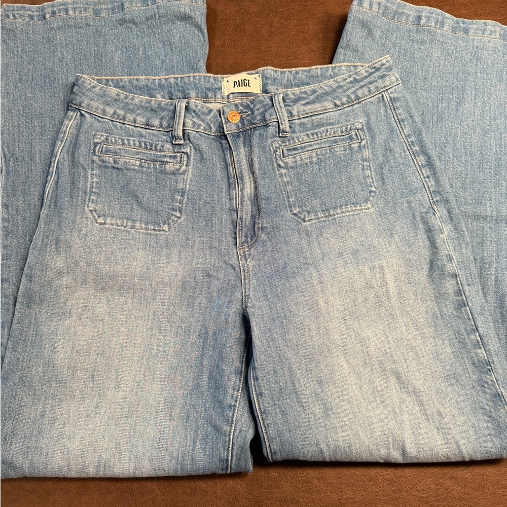 PAIGE Blue wide Leg Jeans
